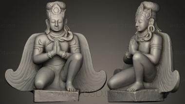 Indian sculptures (STKI_0014) 3D model for CNC machine